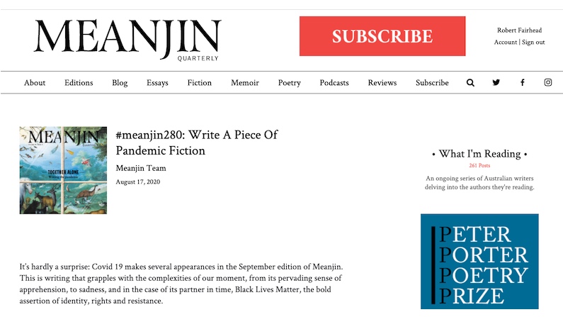 Meanjin Pandemic Fiction